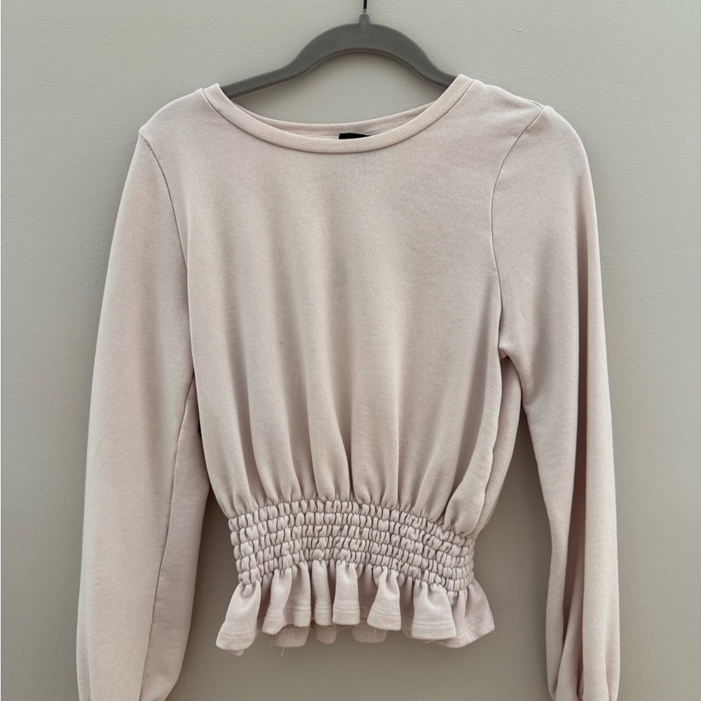 Baby pink Long Sleeve Top